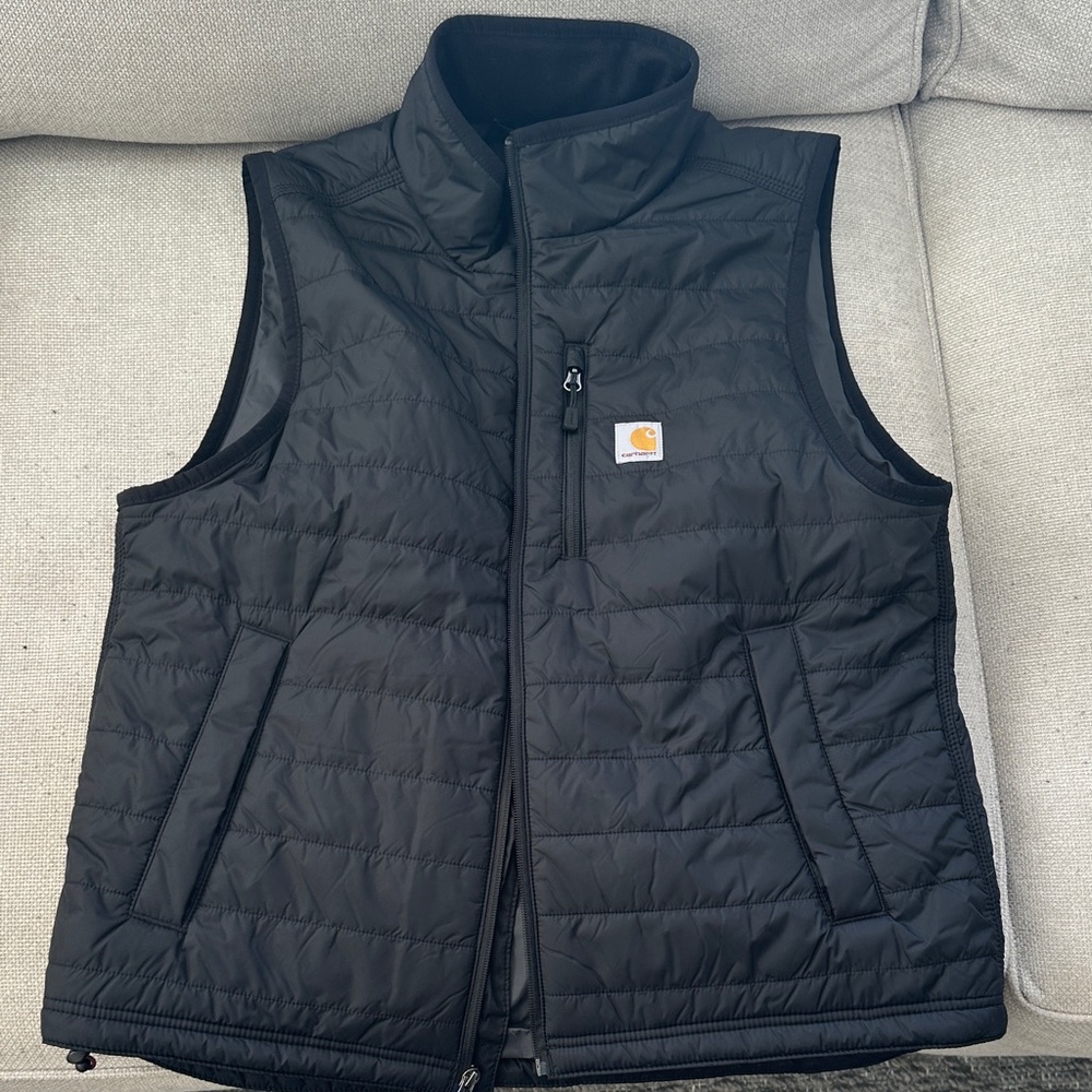 Carhartt Black Quilted Vest